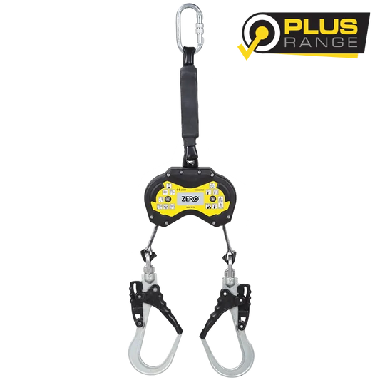 ZERO Twinlite Twin Self-Retracting Webbing Lifeline - 2m