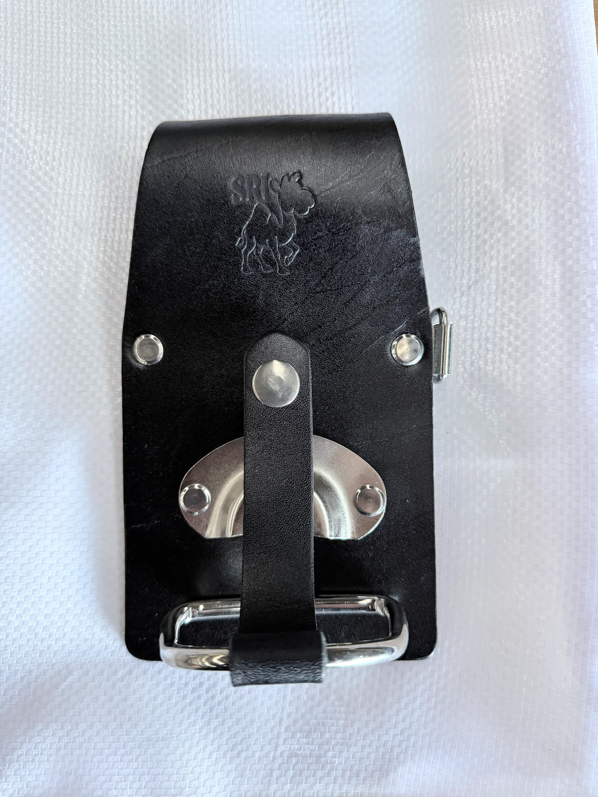 Hammer frog holder with D-ring for scaffolders belt