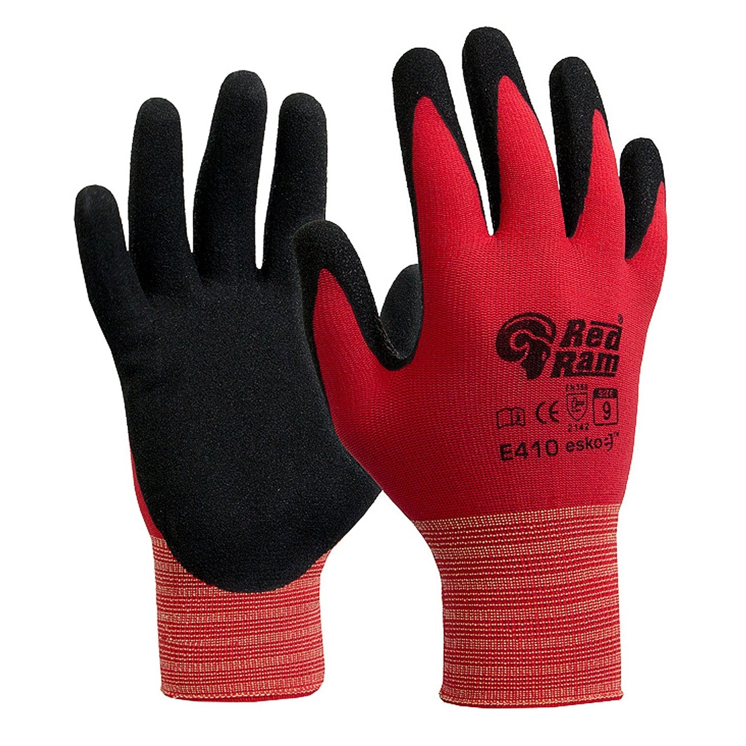 RED RAM Latex Coated Work Glove E410