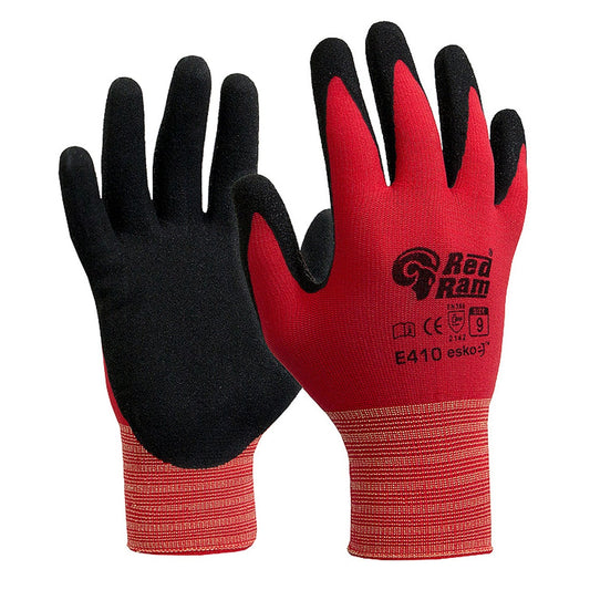 RED RAM Latex Coated Work Glove E410